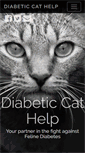 Mobile Screenshot of diabeticcathelp.com
